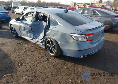 2022 Honda Accord Sport from USA, damaged, VIN 1HGCV1F31NA043531